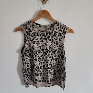 FLEXURE Body Wear Leopard Tank Size Large